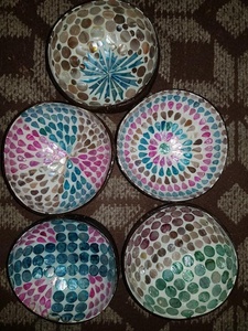 Tazón de Concha Lacada de Vietnam, Hecho a Mano con Material Natural de Concha, para Servir, Vajilla Decorativa, Logotipo Personalizado, Exportación - Product Image 3