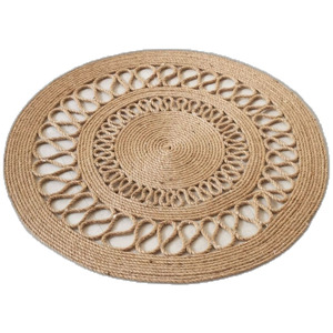 High Quality Interior Seagrass <b>Rug</b> Carpet for Living Room and Decor Bedroom Woven <b>Boho</b> OEM Designs Customized Handmade - Product Image 4