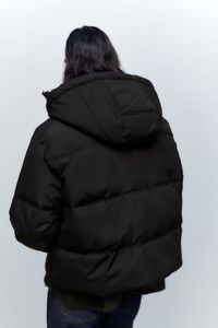 Chaqueta de invierno para hombre de alta calidad, a prueba de viento, con cuello alto, transpirable, tipo puffer, hecha 100% de poliéster/algodón. - Product Image 6