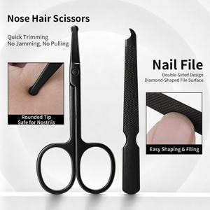 10 in 1 Stainless Steel <b>Manicure</b> Nail Clipper <b>Kit</b> with Case-Portable Professional Nail Care Tools for Adults-Anaaif Enterprises - Product Image 4