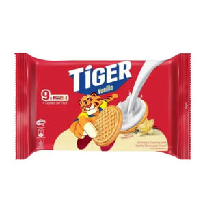 Galletas Tiger Soft Biscuit de 35g con Sabor a Vainilla, Chocolate y Crema de Leche, Opción Saludable, Galletas Energéticas con Textura Crujiente, Caja de Bocadillos para el Desayuno - Product Image 1