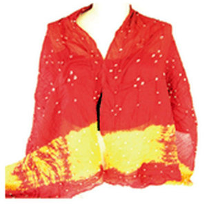 Bufanda Tie Dye para Mujer, Hecha a Mano en India, Colorida, Ligera, Elegante, Estilo Étnico - Product Image 1