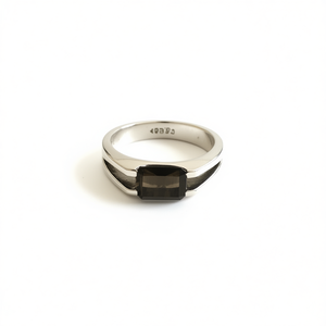 Designer Smoky <b>Quartz</b> Fashion <b>Ring</b> 4.5 Grams - Product Image 2