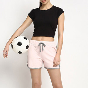 Women Cotton <b>Lounge</b> Shorts Elastic Waist Casual Summer Soft Fabric Loose Fit Fitness Shorts Wholesale - Product Image 2