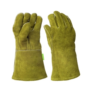 Gants de soudage en cuir de vachette renforcé, résistants à l'abrasion, ignifuges, pour la lutte contre les incendies, le barbecue et la grillade - Product Image 5