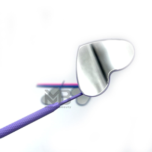 Miroir à cils grossissant portable, étanche, durable et écologique - Accessoire de beauté en acier inoxydable pour les maquilleurs - Product Image 2