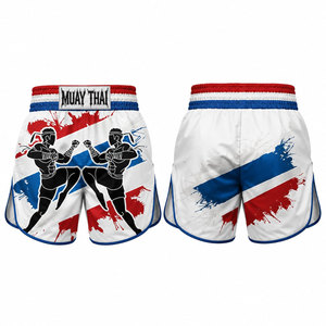 Shorts de Boxeo, Muay Thai y Kickboxing al Por Mayor, Casuales, de Tela Oxford Tejida, de Secado Rápido, Transpirables, Elásticos, Ligeros y Duraderos - Product Image 1