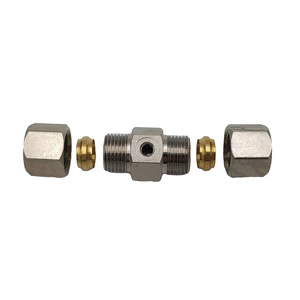 Connecteur union de raccord à compression haute pression 3/8 "9.52mm viroles doubles virole simple - Product Image 5