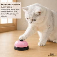 Cloche d'entraînement et de communication pour chiens et chats