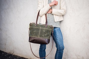 Sac fourre-tout en toile de coton biologique, style vintage, sac à bandoulière, sac de voyage, sac de travail, sac de shopping, grande capacité, broderie ouverte LCTB-0054 - Product Image 3