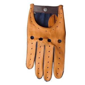 Men's Fashion Style Genuine Leather <b>Driving</b> <b>Gloves</b> Wholesale Adjustable Design Made in Pakistan - Product Image 5