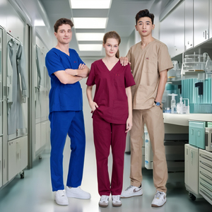 ชุดสครับทางการแพทย์สีสันสดใสพิมพ์ลายเสื้อผ้าโรงพยาบาลดีไซน์ทันสมัยกันน้ำมียี่ห้อ - Product Image 1