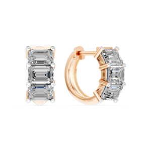 Pendientes de Oro Sólido de 14K, 9K, 10K y 18K con Diamante de Laboratorio de 10 Quilates, Certificado IGI, RJC, ODM, OEM, Fabricante de Joyería Fina Ética EA502308 - Product Image 5