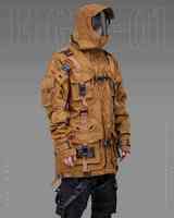 Chaqueta Táctica Techwear para Hombre, Estilo Urbano, Multibolsillos, Cortavientos, Estilo Cyberpunk, Funcional, con Capucha