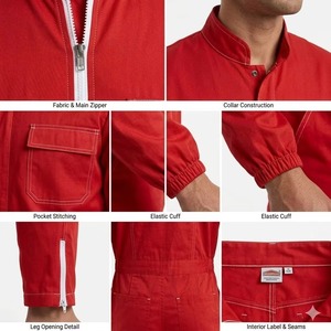 Combinaison unisexe pour adultes en polyester et coton, service OEM, vente chaude en usine - Product Image 6