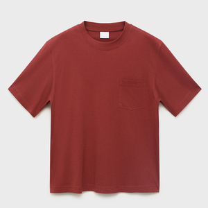 Full Customized High Quality Heavyweight <b>Men's</b> Boxy Fit T Shirt New Arrival Cotton <b>Cropped</b> Boxy Fit T-Shirt - Product Image 6