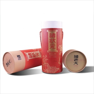 Wholesale red color round <b>box</b> high quality cylinder paper <b>box</b> made in Vietnam - Product Image 2