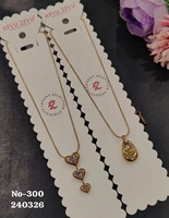 Kalung Liontin Geometris Minimalis Lapis Emas Stainless Steel dengan Batu Berlian Amerika untuk Wanita |   Mode Harian yang Elegan