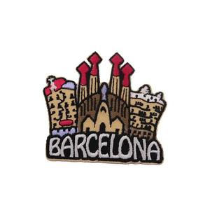 Custom Brand Embroidery Patch Iron On Sew On Woven Logo <b>Badge</b> for Clothing Hats Bags Jackets Uniforms Wholesale Factory OEM ODM - Product Image 4
