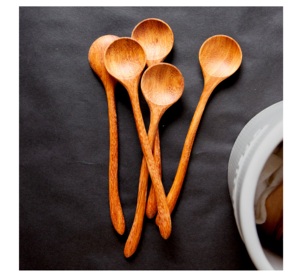 Produit fait main, écologique, compatible lave-vaisselle, ustensiles à salade, cuisine à domicile, fabriqué en Inde - Product Image 3