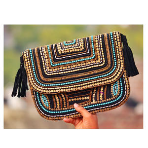 Women Clutch Bags Beaded Bags From India Luxury Clutch Bag - Product Image 5