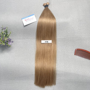 Extensiones de pelo liso a granel, cabello humano Remy de Vietnam, textura suave y sedosa, Color Natural, extremos gruesos, venta al por mayor - Product Image 6