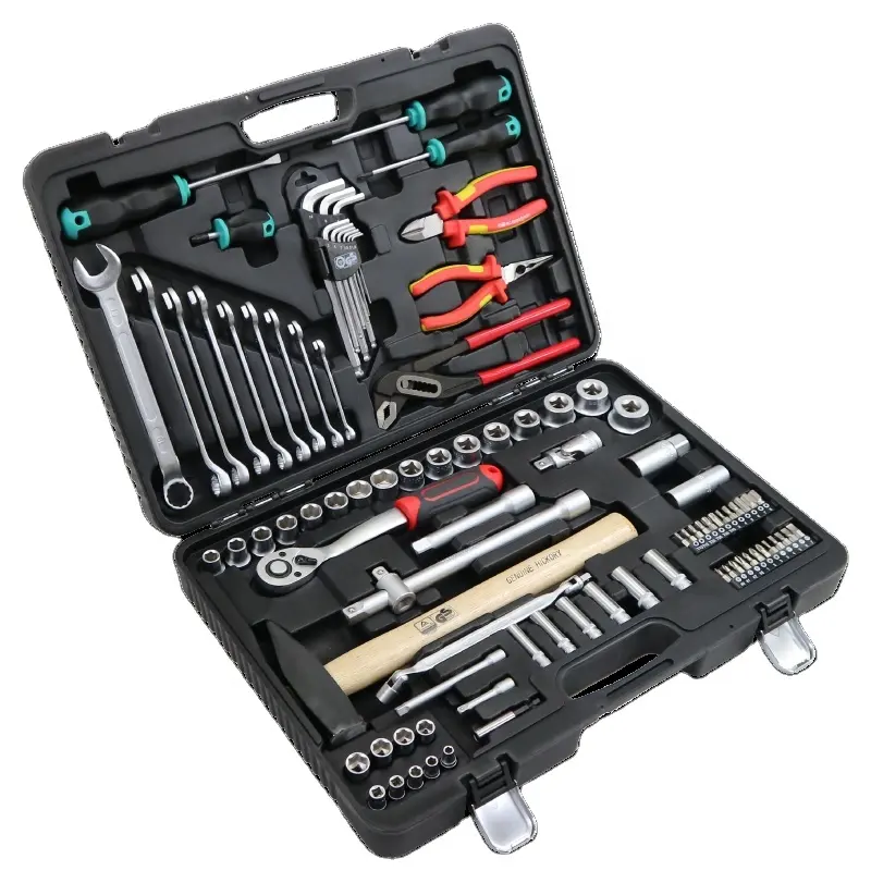 SBTools 92 PCS 1/4 "& 1/2" ソケットセットツールキット、CR-Vプロメカニクスツール