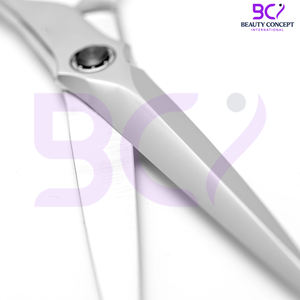 Ciseaux de barbier haut de gamme en acier inoxydable 440C, ciseaux de coupe de cheveux ultra-affûtés pour salon, dernier design de ciseaux de coiffure - Product Image 4