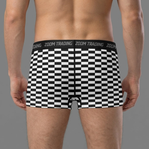 Mens Solid Mid-Rise Breathable Anti-Bacterial Eco-Friendly ODM Knitted 100% Polyester <b>Boxer</b> <b>Shorts</b> - Product Image 2