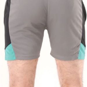 Shorts de sport gris Trail-Lite pour hommes, athlétiques, pour la course à pied, l'entraînement, la gym, avec cordon de serrage à la taille - Product Image 5