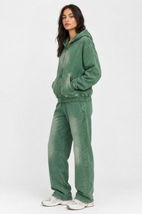 Pantalones Jogger Cargo Oversize para Mujer, Estilo Streetwear, Personalizados, con Efecto Desgastado por el Sol, de Mezcla de Algodón, Casuales, con Lavado Vintage - Product Image 5