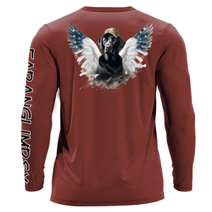 Vêtements pour hommes personnalisés pour la saison de la chasse aux canards en été, motif camouflage, col rond, manches courtes, jersey de chasse à col rond - Product Image 5