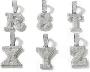 Colgante de Moissanita Número 8 – Amuleto de la Suerte con Diseño de Diamante Estilo Hip Hop Iced Out - Product Image 3