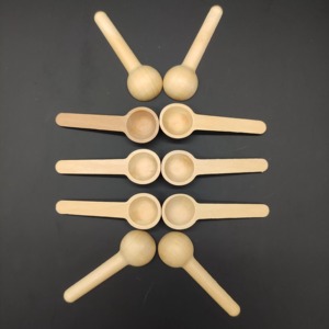 Mini Cuchara Medidora Ecológica de Madera Natural, Capacidad de 5 ml, para Sal, Especias, Café y Sales de Baño - REHMAN CRAFT - Product Image 3