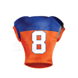 Maillot de football américain court, écologique, respirant, anti-humidité, 100 % polyester, unisexe adulte, conçu pour garder les joueurs au frais - Product Image 2