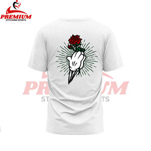 เสื้อยืดผู้ชายสไตล์วินเทจ ผ้าคอตตอน 100% ทรงโอเวอร์ไซส์  งานถักเนื้อแน่น คุณภาพสูง น้ำหนัก 300 กรัม  รับสกรีนโลโก้ด้านหน้า - Product Image 4