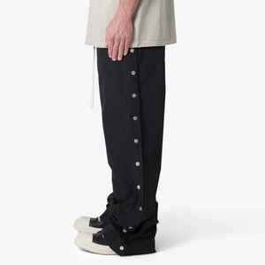 Pantalones Cargo de Nylon para Hombre, Estilo Urbano, con Botones Laterales, Anchos, Holgados, Tácticos, Deportivos, OEM ODM - Product Image 4