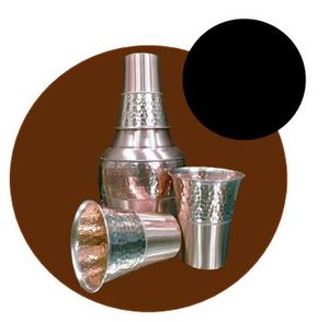 Designer Copper Drinkware <b>Set</b> Stylish Water Pitcher with Drinking Cups for Premium Dining Presentation - Product Image 1