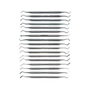 Instrumentos Dentales de Alta Calidad para Rellenos de Amalgama y Composite, Juego Nuevo de 17 Piezas con Doble Extremo, Certificado CE por Grip Surgical - Product Image 6
