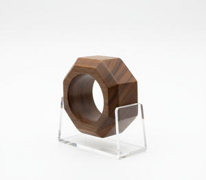 Anillos de Servilleta Redondos de Madera Modernos de 4.5cm, Duraderos y Ecológicos, Decoración de Mesa para Bodas y Cenas - Product Image 2