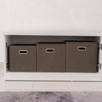 MA16.1 Boîtes de rangement pliables modernes multifonctionnelles durables et écologiques en polyester 100% personnalisables pour l'organisation de la maison et des vêtements