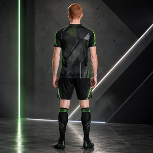 Uniforme de Fútbol Atlético de Calidad, Uniforme de Fútbol con Movimiento Flexible, Uniforme de Fútbol con Acabado Premium para Clubes de Fútbol y Escuelas - Product Image 6