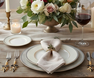 Elegant <b>Metal</b> Flatware Set With <b>Black</b> Flower Design High <b>Mirror</b> Polish Dishwasher Safe For Formal Dining - Product Image 5
