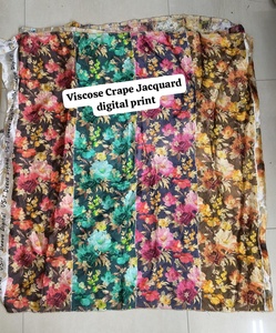 Crepe Jacquard Fabric GSM 75 Width 44 Make A Fancy Dress Suit OR Saree etc. - Product Image 2