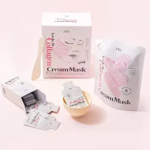 ZTU Leeds-Fit Collagen Cream Mask 20-Servings Good Quality Firmness/Glow Facial Masks - Product Image 1