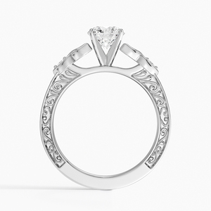 Anillo BOJ 037, Corte Redondo, Plata 925, Anillo de Diamantes Célticos de Aberdeen, 2ct, Color D, VVS1, Moissanita, Certificado GRA, Precio Bajo en Oferta - Product Image 2