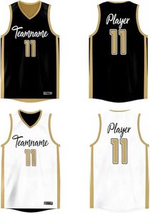 Uniforme Deportivo Personalizado con Nombre y Número Impresos para Hombre, 100% Poliéster Ecológico, Transpirable y Absorbente de Humedad para Baloncesto - Product Image 2