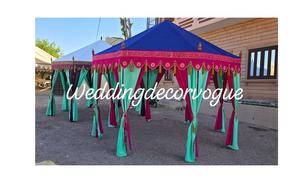 Event <b>Wedding</b> Tent Canopy Pavilion with Fabric Drapes Outdoor Marquee <b>Frame</b> Structure Party Decoration Garden Setup Shade Tent - Product Image 3