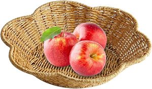 ถาดหวายสานลายเปลือกหอยสำหรับเสิร์ฟ รูปทรงเปลือกหอย สำหรับโต๊ะกาแฟ ห้องครัว ผลิตโดย KingCraftViet ขายส่ง - Product Image 2