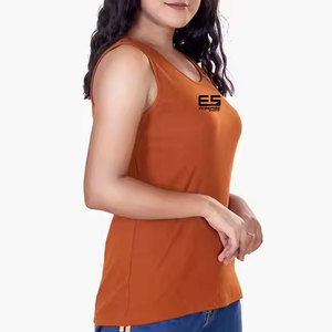 เสื้อกล้ามผู้หญิง ผลิตในปากีสถาน ขายจากโรงงาน ผ้าฝ้าย 100% ระบายอากาศ แห้งเร็ว ปรับแต่งได้ ขายดี สินค้ามาใหม่ สำหรับขายออนไลน์ - Product Image 3